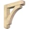 Ekena Millwork Legacy Craftsman Rough Sawn Bracket w/ Offset Brace, Douglas Fir, 8"W x 38"D x 38"H BKT0806X38X38LEC04RDF - alternate 1